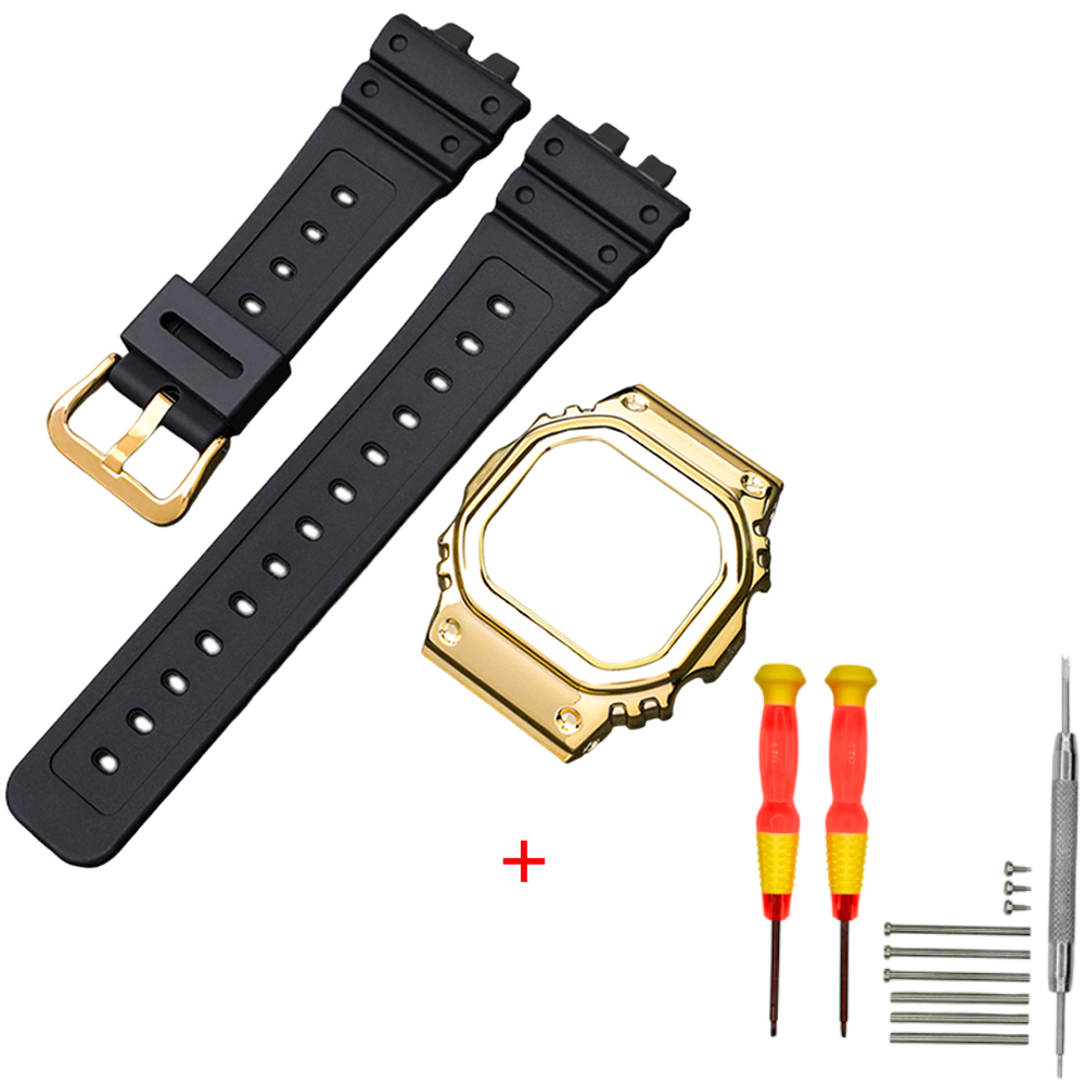 Ремінець + безель (рант) для Casio G-Shock GMW-B5000 Black GD