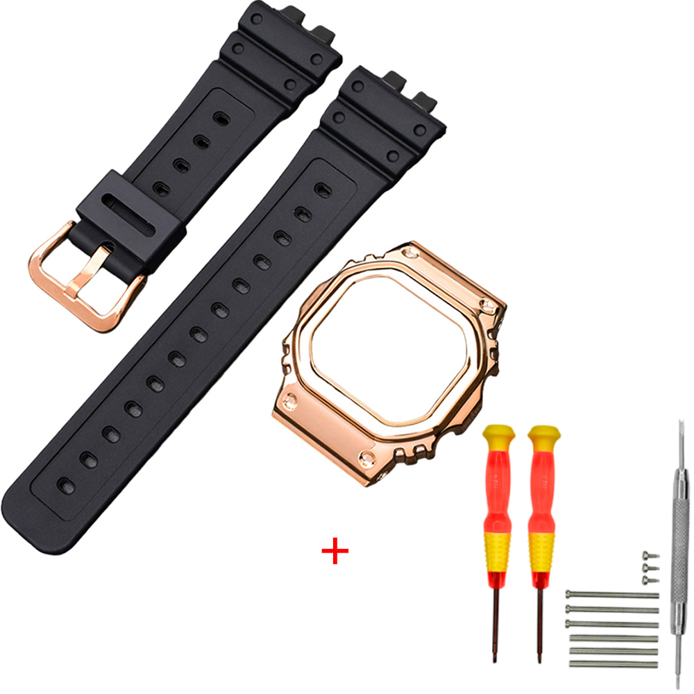 Ремінець + безель (рант) для Casio G-Shock GMW-B5000 Black RG