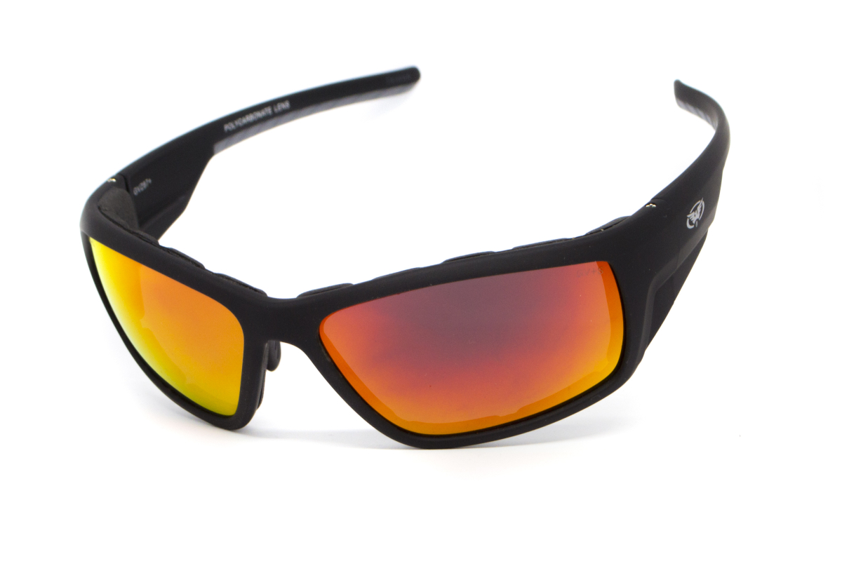 Окуляри захисні з ущільнювачем Global Vision Kinetic Kinetic (G-Tech™ red), дзеркальні червоні