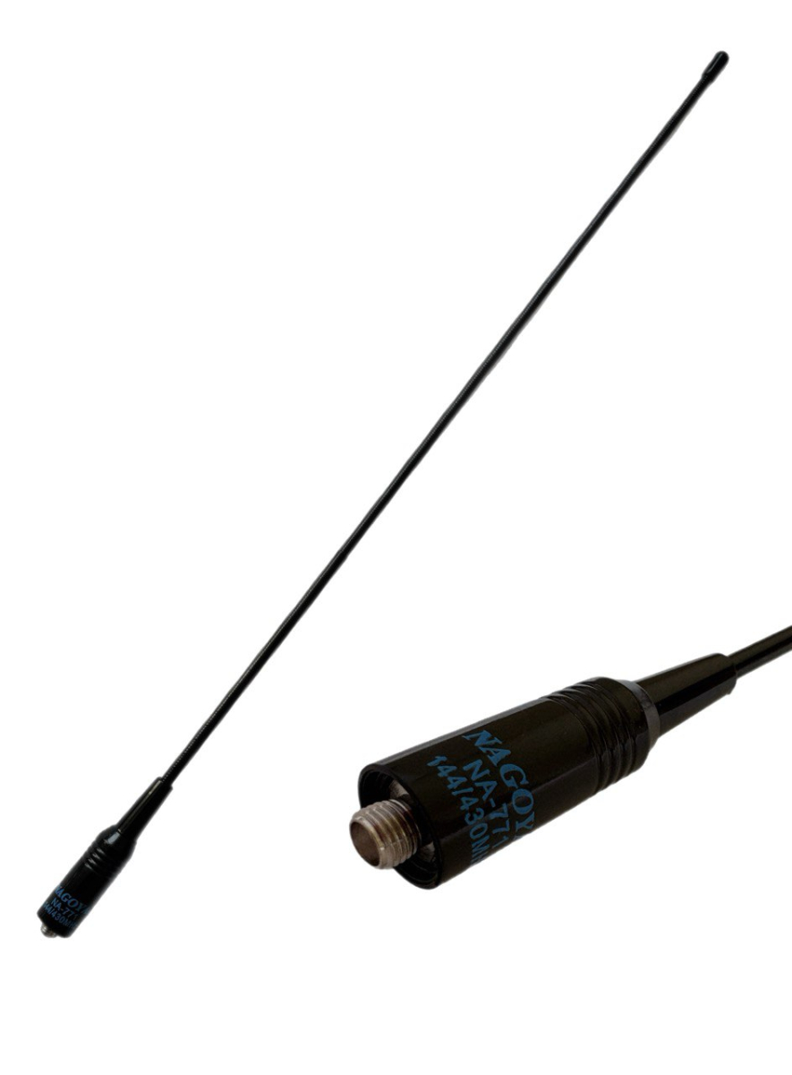 Посилена антена Nagoya NA-771 SMA-F для рацій 136-174/400-470 Мгц Baofeng