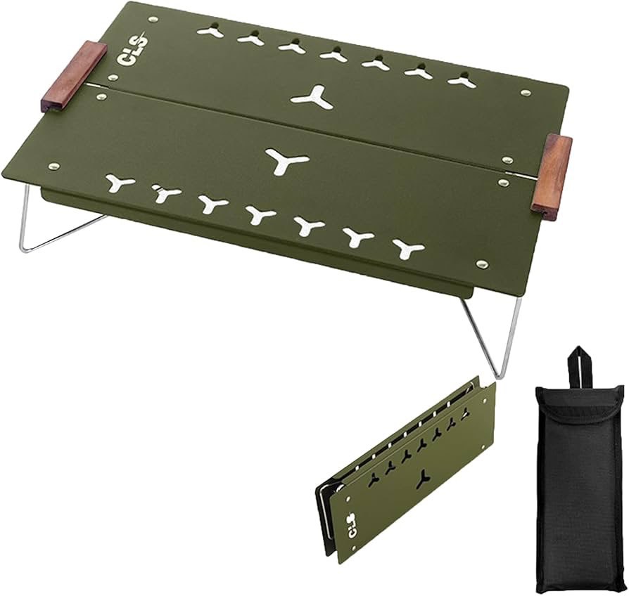 Міні-стіл з алюмінієвого сплаву, складний стіл для відпочинку на природі для пікніку в кемпінгу