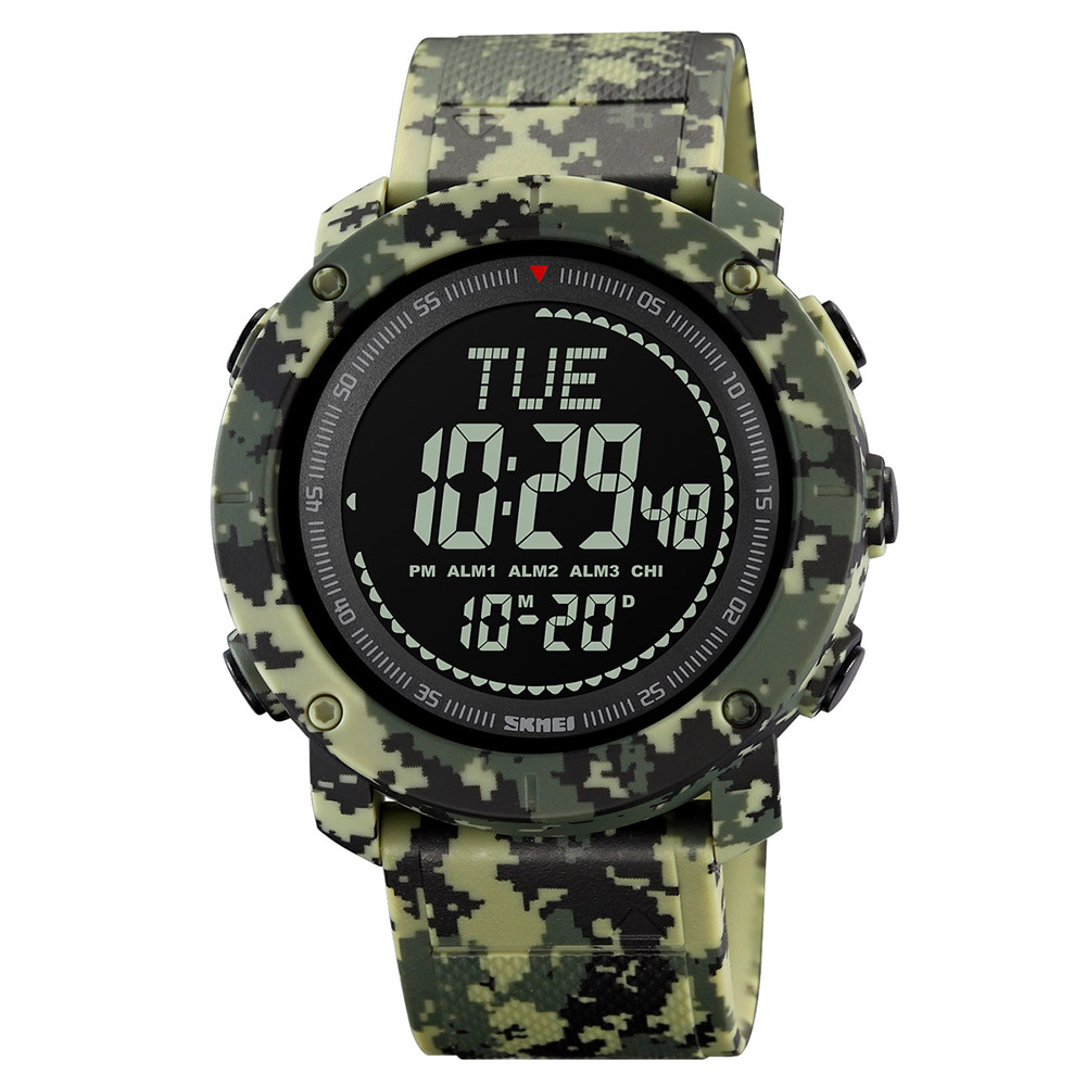 Skmei 2095CMGN Camo Green Compass