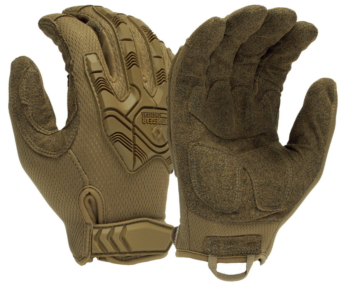 Тактичні рукавиці протиударні Venture Gear Tactical VGTG40 Heavy-Duty Impact Operator, пісочні, розмір L (9)