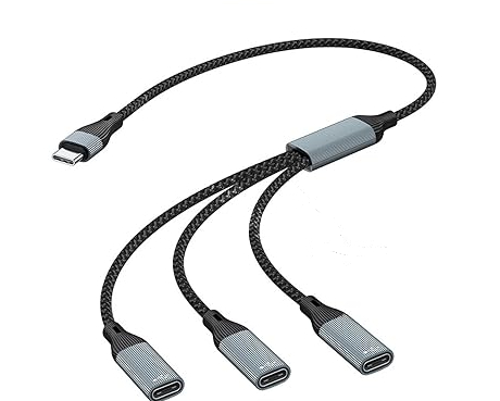 Високошвидкісний USB TYPE C розгалужувач адаптер для ноутбука планшета телефону ефективний блок живлення синхронізації даних