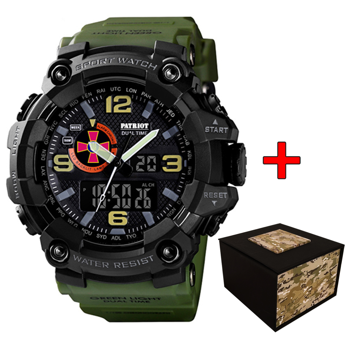 Patriot 002AGSU ЗСУ Зелені + Коробка