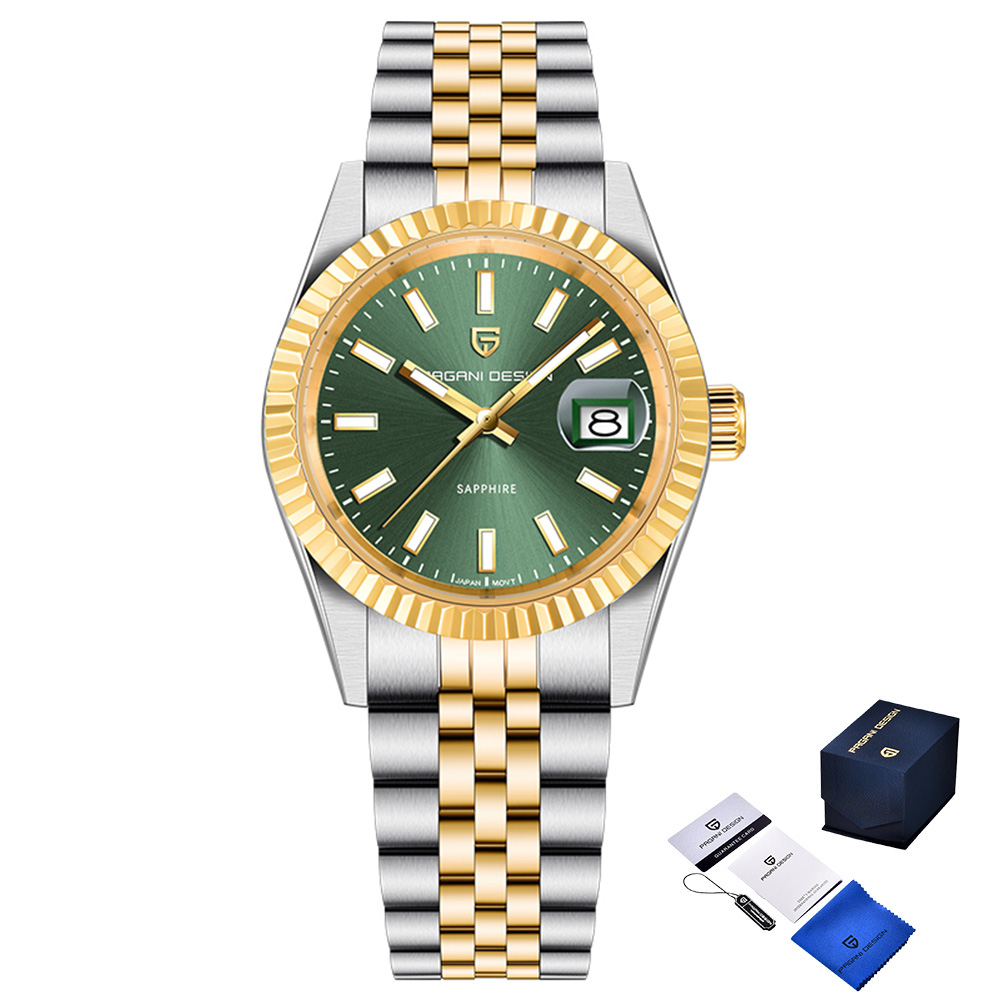 Pagani Design PD-1794M Silver-Gold-Green