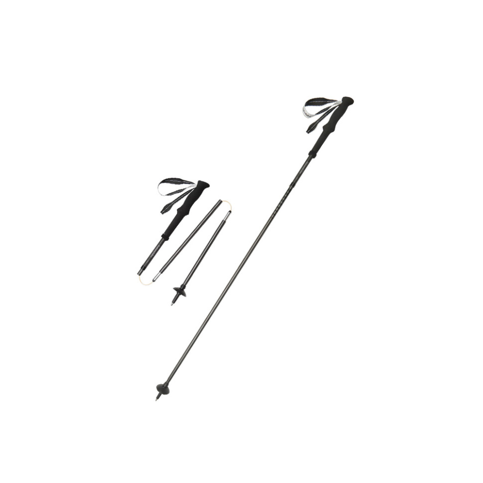 Трекінгова палиця Naturehike CNK2450DS017, 35-110 см, чорна