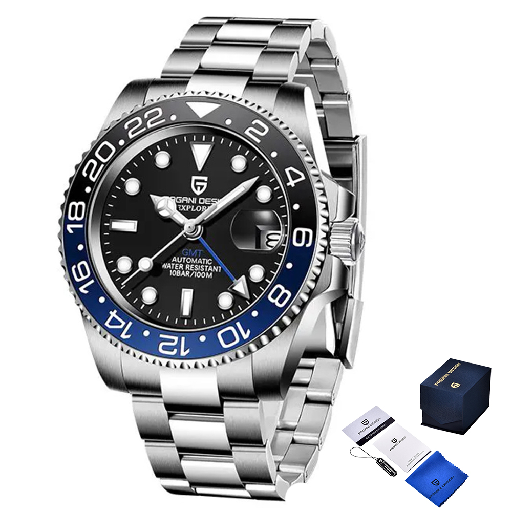 Pagani Design PD-1662 Silver-Blue-Black