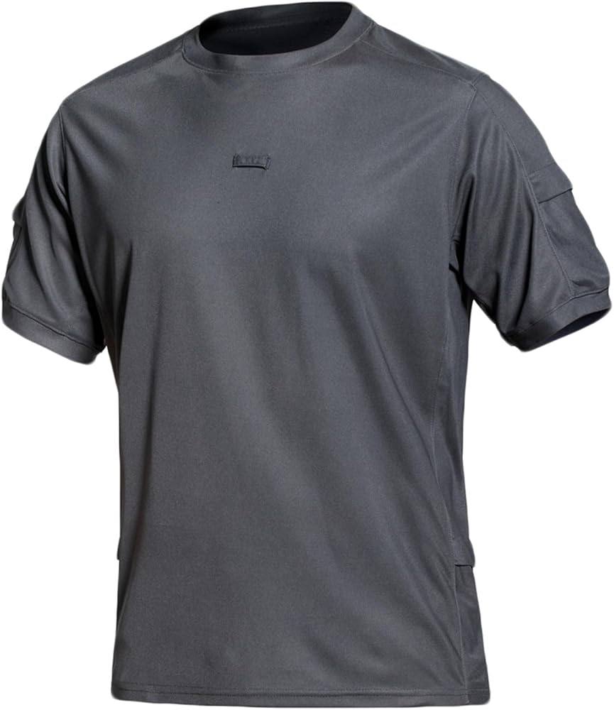 Чоловіча військово-тактична футболка з коротким рукавом, що швидко висихає, дихаюча повсякденна сорочка