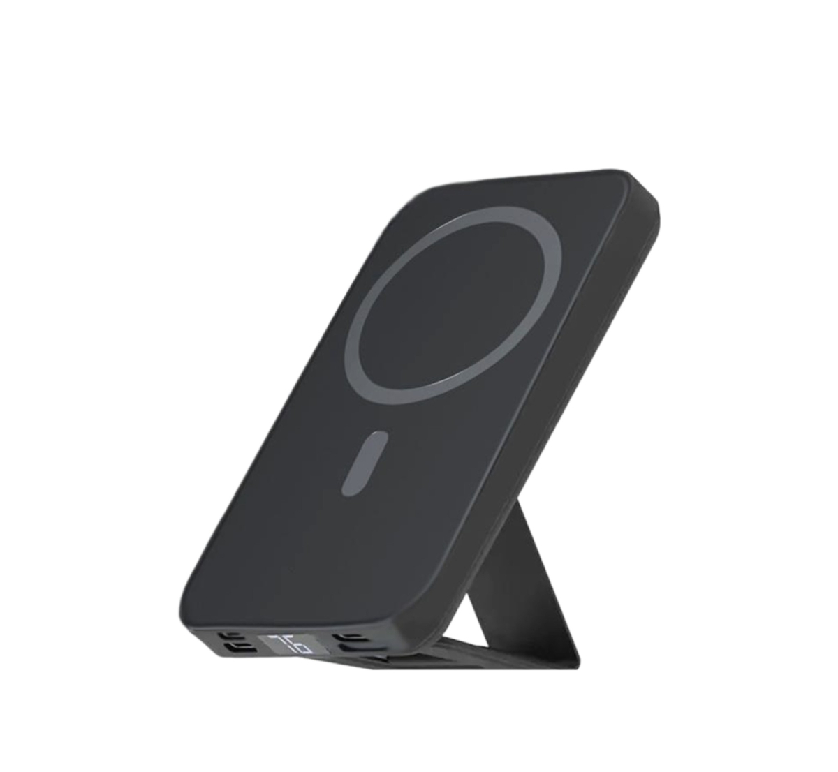 УМБ Павербанк 10000 mAh PD 22.5W Міні, Villini бездротова магнітна зарядка 15W Magsafe, швидка зарядка 3.0 PD, для айфона, телефона, роутера, вбудовані кабелі Lightning, Type-C