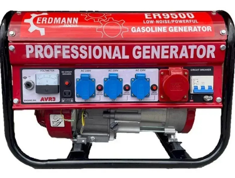 Електростанція бензогенератор Erdmann ER 9500 для дому ручний стартер 3.8 кВт