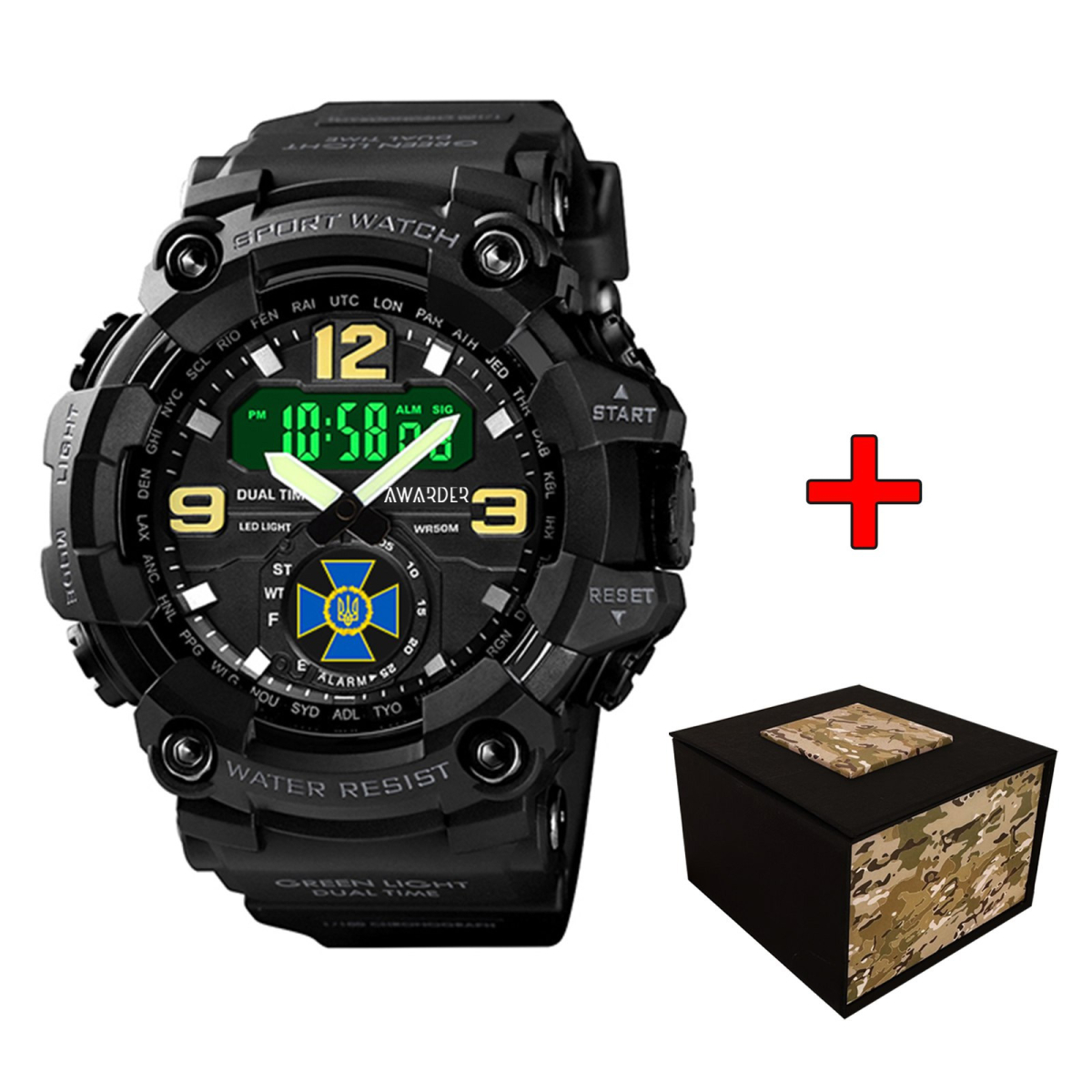 Awarder 004BKSBU СБУ Чорні + Коробка.