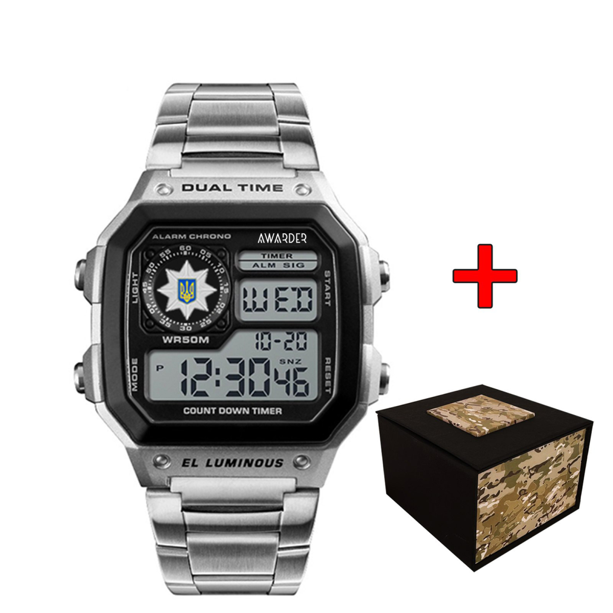 Awarder 011BKPO Поліція Срібло + Коробка