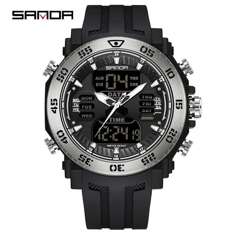 Sanda 6029 Black-Silver
